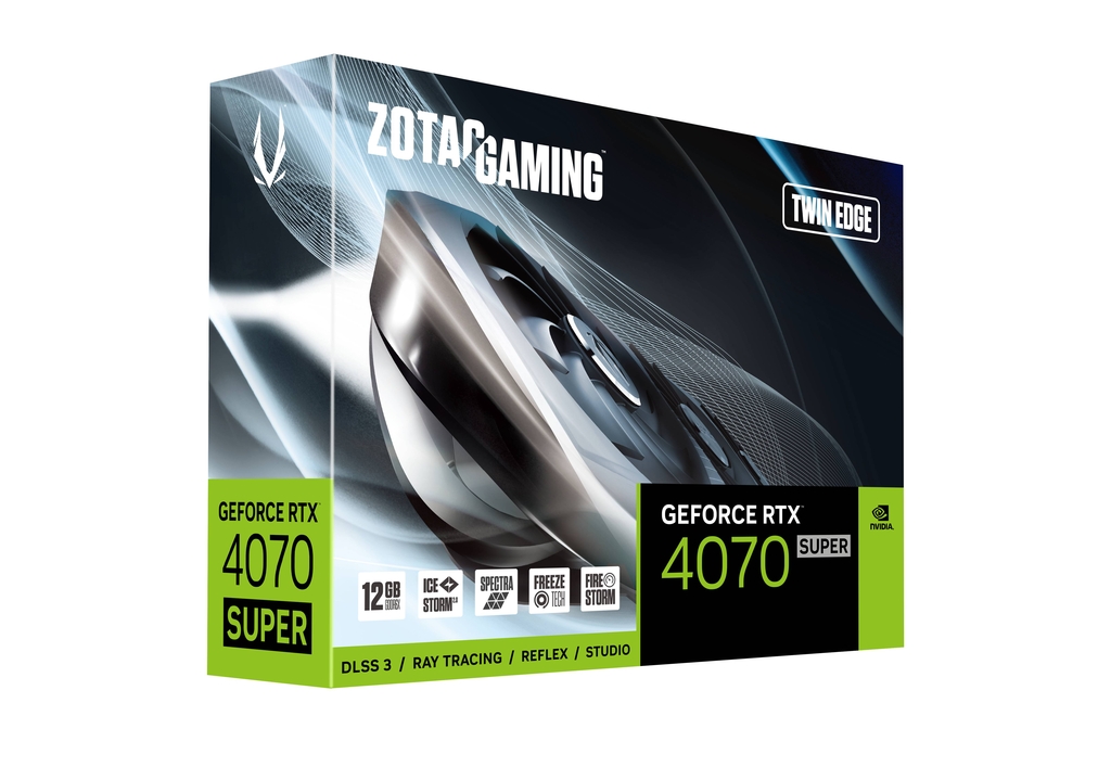 ZOTAC GAMING GeForce RTX 4070 SUPER Twin Edge 12GB GDDR6X