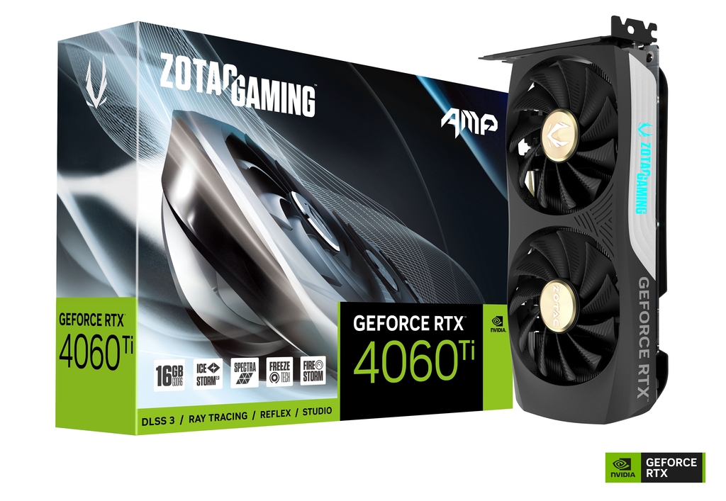 ZOTAC GAMING GEFORCE RTX 4060 Ti 16GB AMP