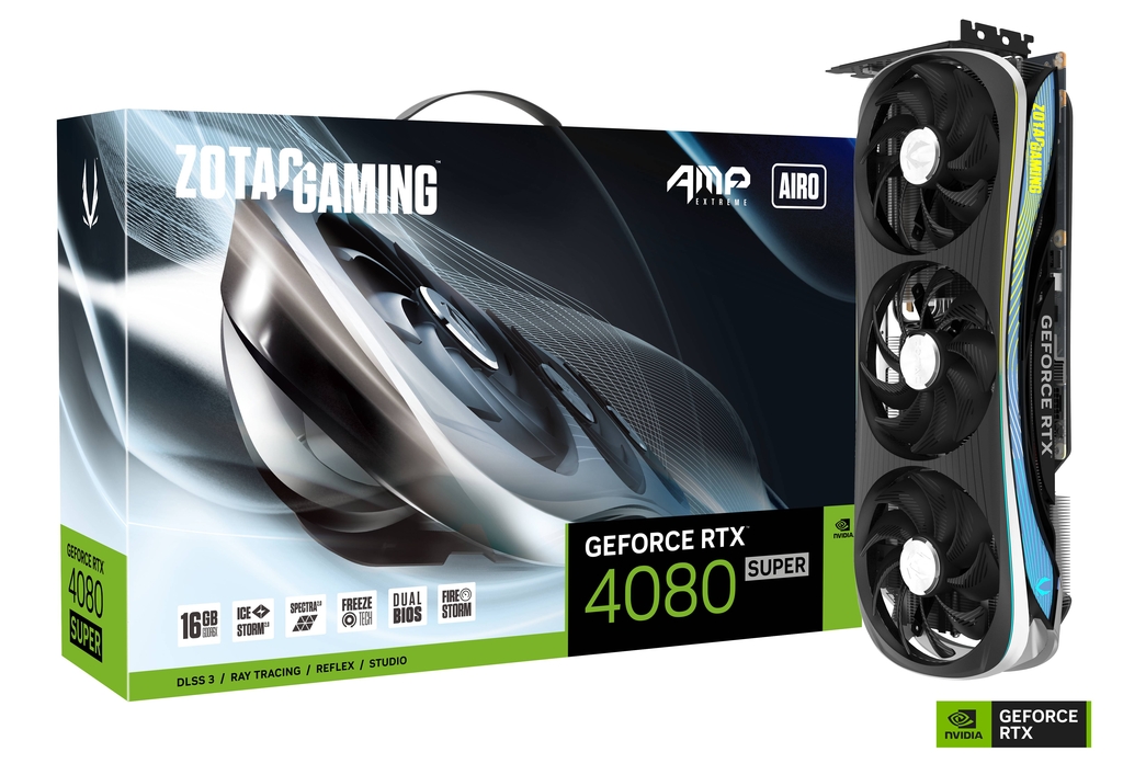 ZOTAC GAMING GeForce RTX 4080 SUPER AMP Extreme AIRO 16GB GDDR6X