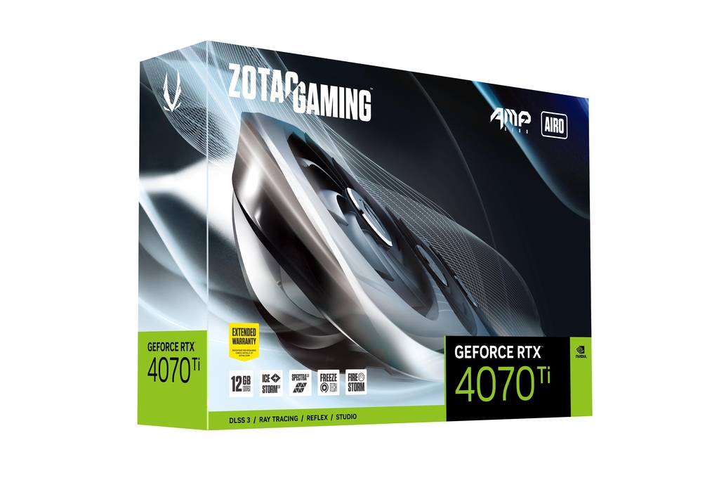 ZOTAC GAMING GeForce RTX 4070 Ti AMP AIRO