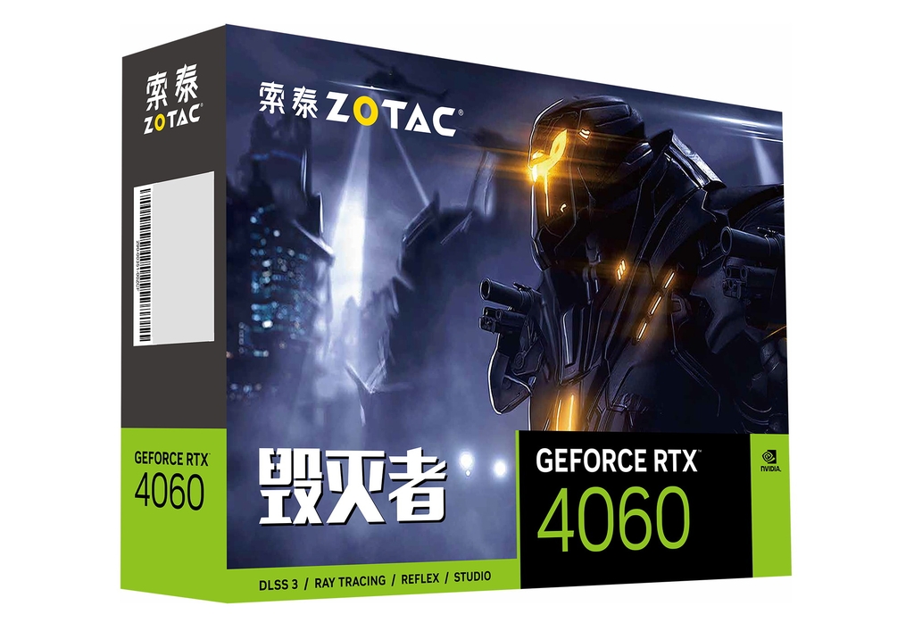 索泰 GeForce RTX 4060-8GB 毁灭者 OC HA