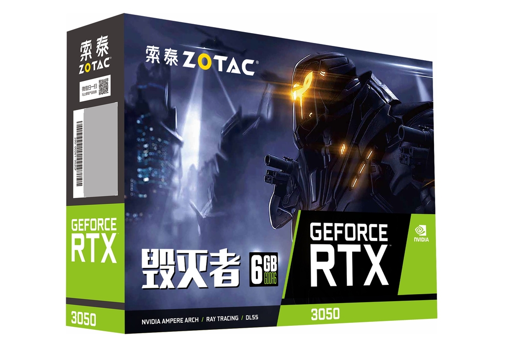 索泰 GeForce® RTX 3050-6GB 毁灭者 OC HA