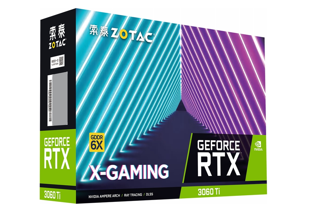 索泰 GeForce® RTX 3060Ti-8G6X X-GAMING GOC