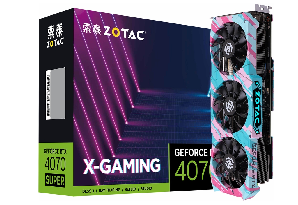 索泰 GeForce RTX 4070 SUPER-12GB  X-GAMING GOC