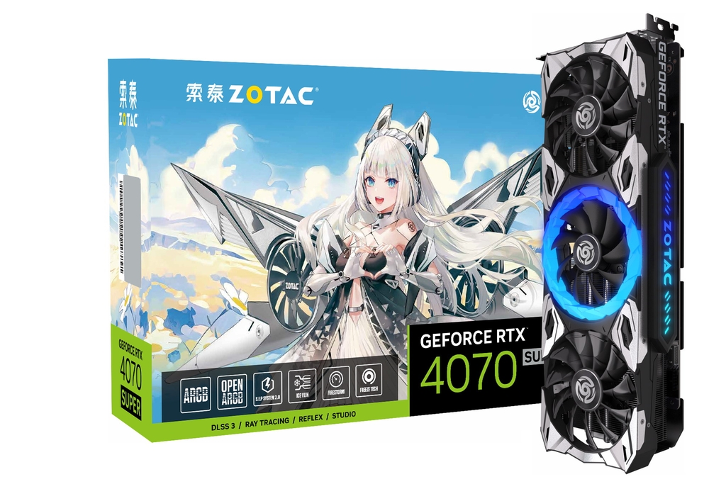 索泰 GeForce RTX 4070 SUPER-12GB 天启 OC