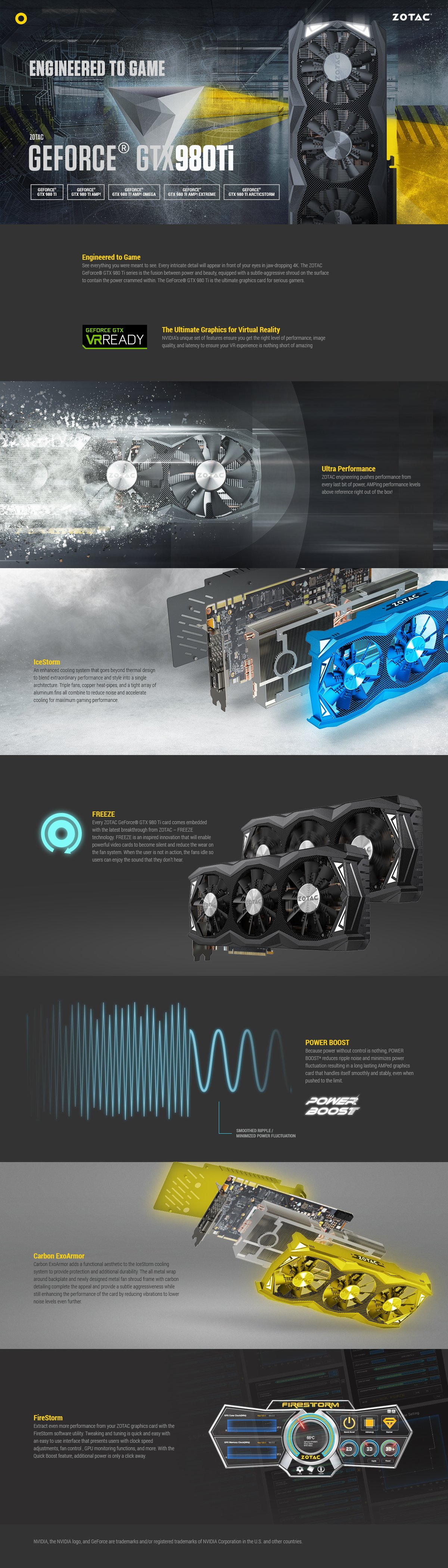 GeForce® GTX 980 Ti AMP! | ZOTAC