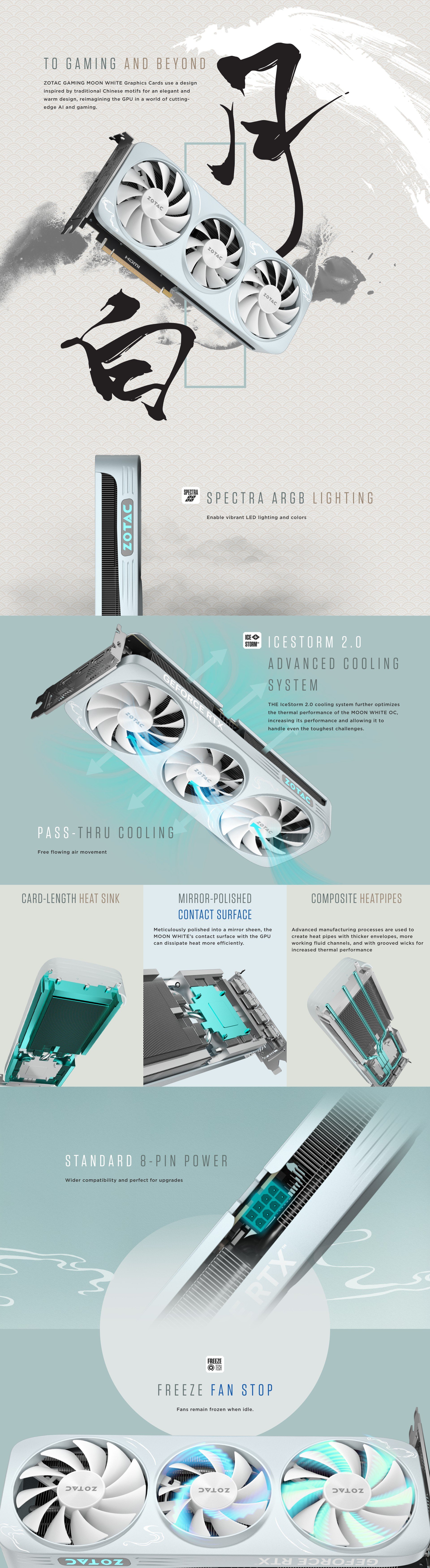 ZOTAC GAMING GEFORCE RTX 5060 Ti 8GB MOON WHITE OC | ZOTAC