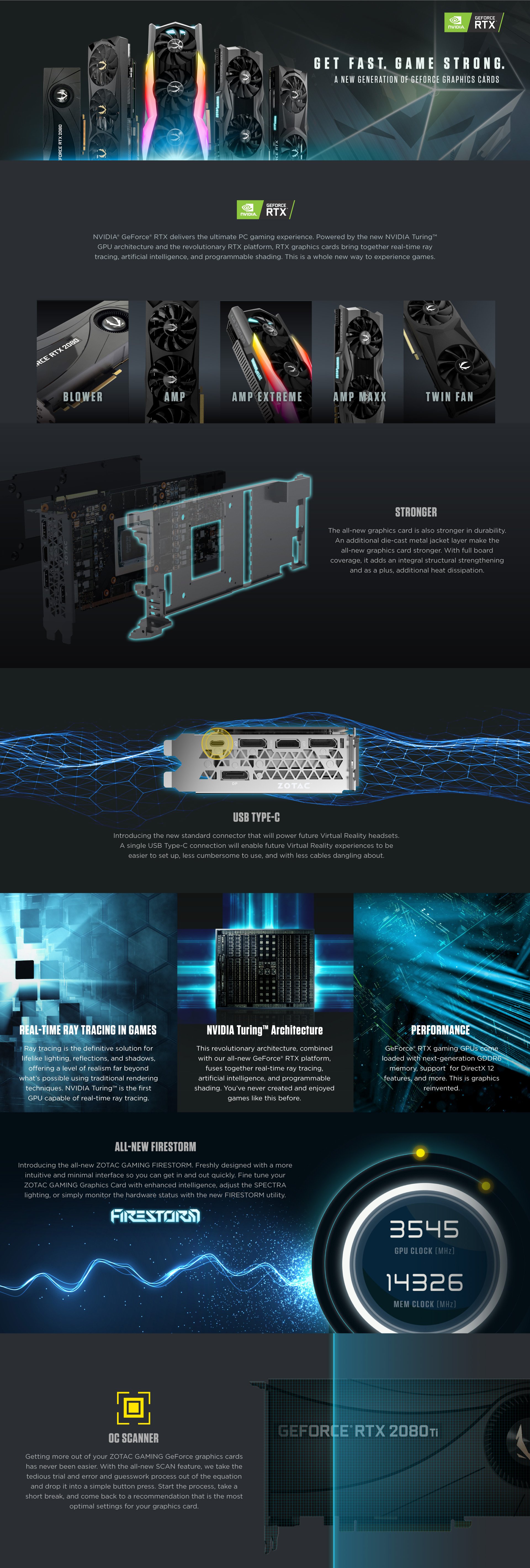 Zotac Gaming Geforce Rtx 80 Ti Blower Zotac