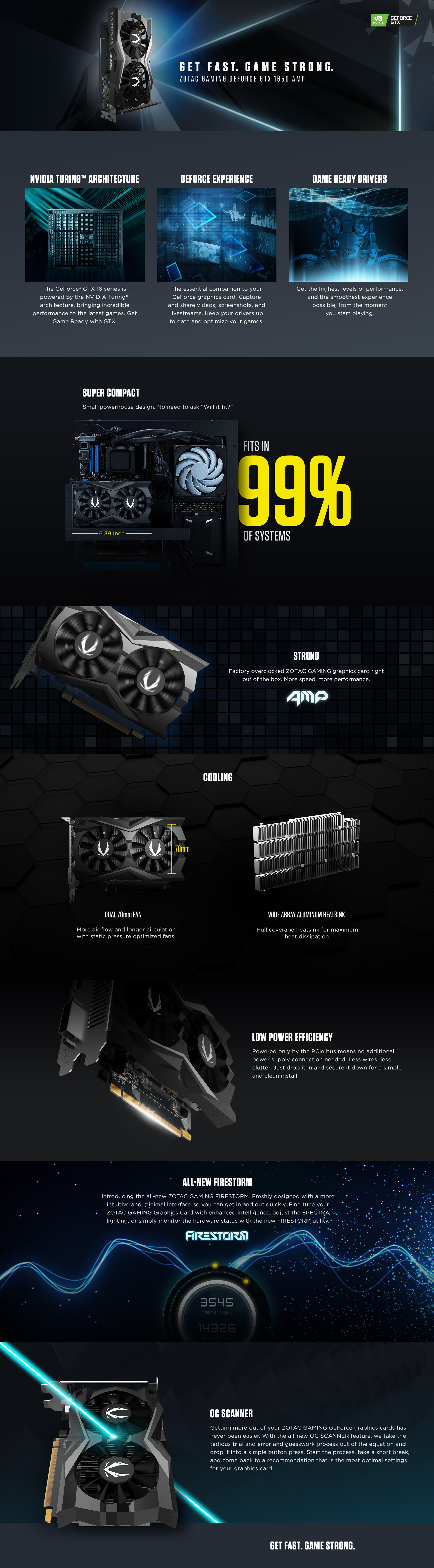 ZOTAC GAMING GeForce GTX 1650 AMP GDDR6 | ZOTAC