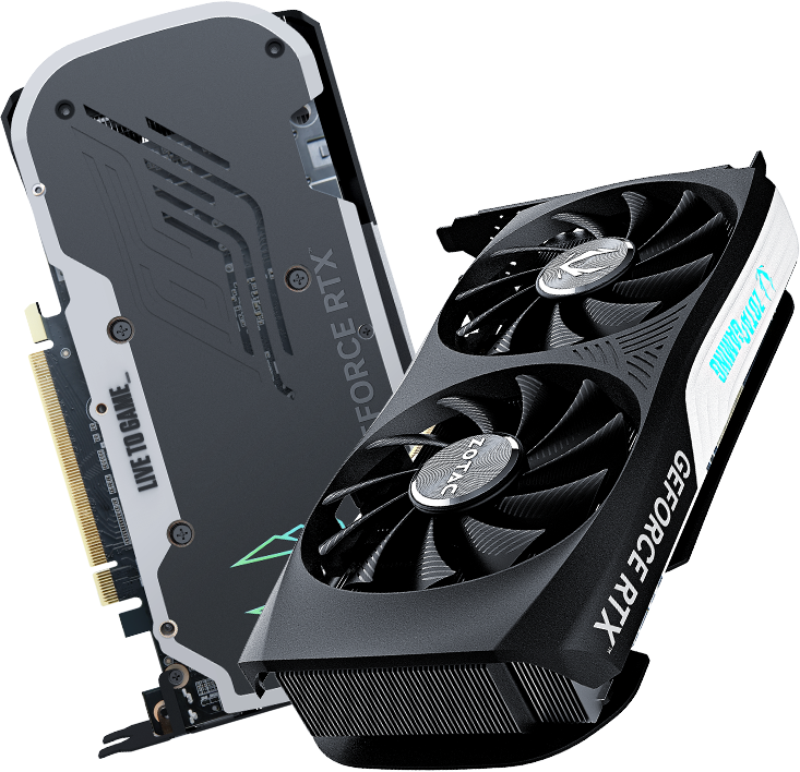 ZOTAC Placa gráfica para jogos GeForce RTX 4060 8GB Solo DLSS 3