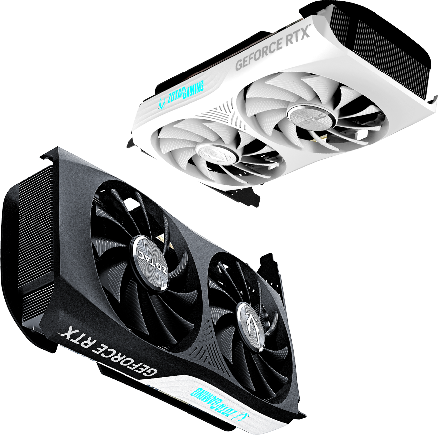 YESTON propose une carte graphique RTX 4060 Ti Game Ace blanche et