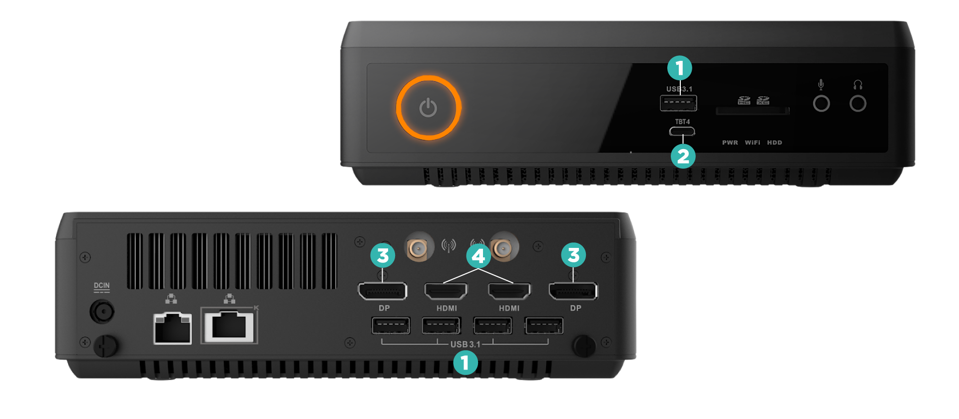 MAGNUS EN153060C (Barebone) ZBOX-EN153060C
