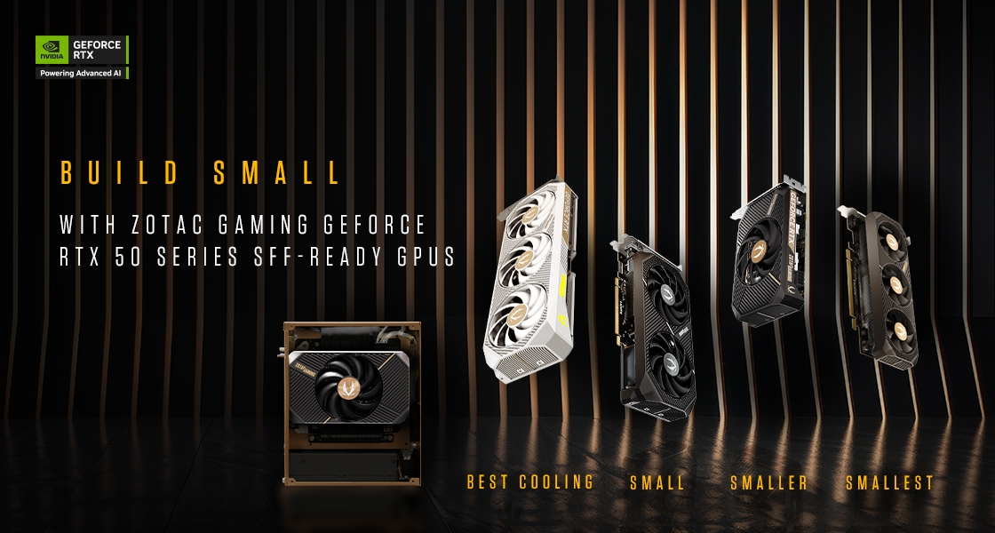 From Small to Smallest, 50 series SFF-ready GPUs