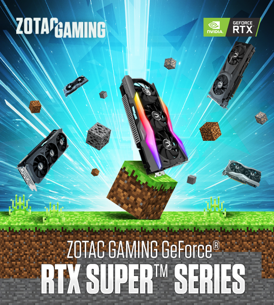 RTX Minecraft with ZOTAC GAMING VGA cards
