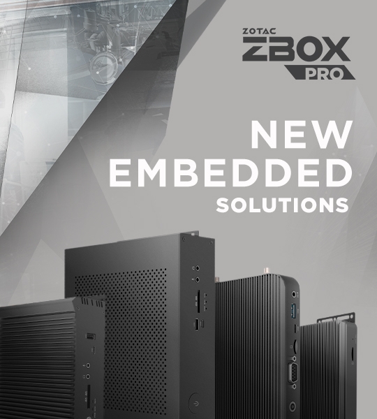 最新 ZBOX PRO 嵌入式解決方案