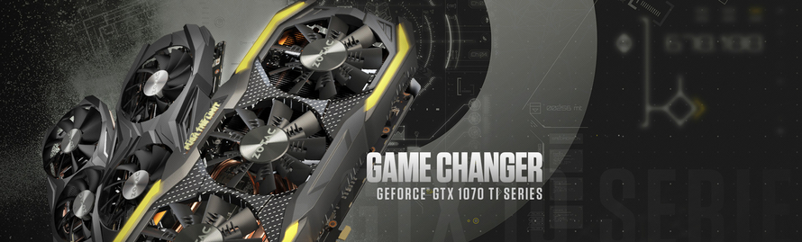 Con GeForce® GTX 1070 Ti Series, ZOTAC incorpora un cambio revolucionario en el juego