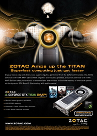 KING OF KINGS! 조텍, 지포스 GTX TITAN AMP! 발표