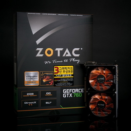 오버클럭 듀얼킹으로 더욱 강해진, 조텍 지포스 GTX760 출시