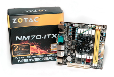 조텍 1007U 산업용 NM70-ITX 메인보드 출시