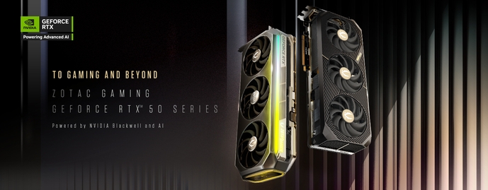  ZOTAC GAMING Announces NVIDIA GeForce RTX 50 Series Graphics Cards Powered By the NVIDIA Blackwell Architecture