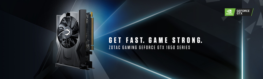 ZOTAC GAMING 推出 GeForce GTX 1650 系列 — 輕巧省電、飆速效能