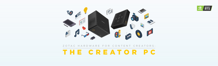 Hardware ZOTAC para criadores de conteúdo - Mini Creator PC