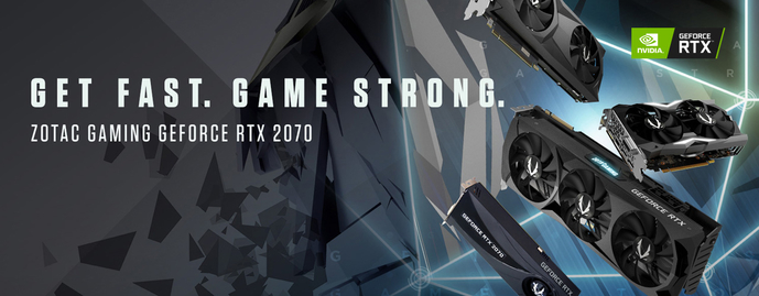 ZOTAC GAMING PRESENTA GEFORCE® RTX 2070 SERIES