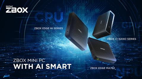 ZOTAC Introduces New Series of NPU-Accelerated Intel and AMD ZBOX AI PCs
