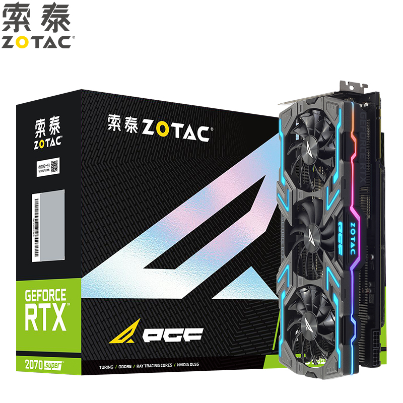 索泰GeForce® RTX2070super-8GD6 玩家力量至尊PGF OC | ZOTAC