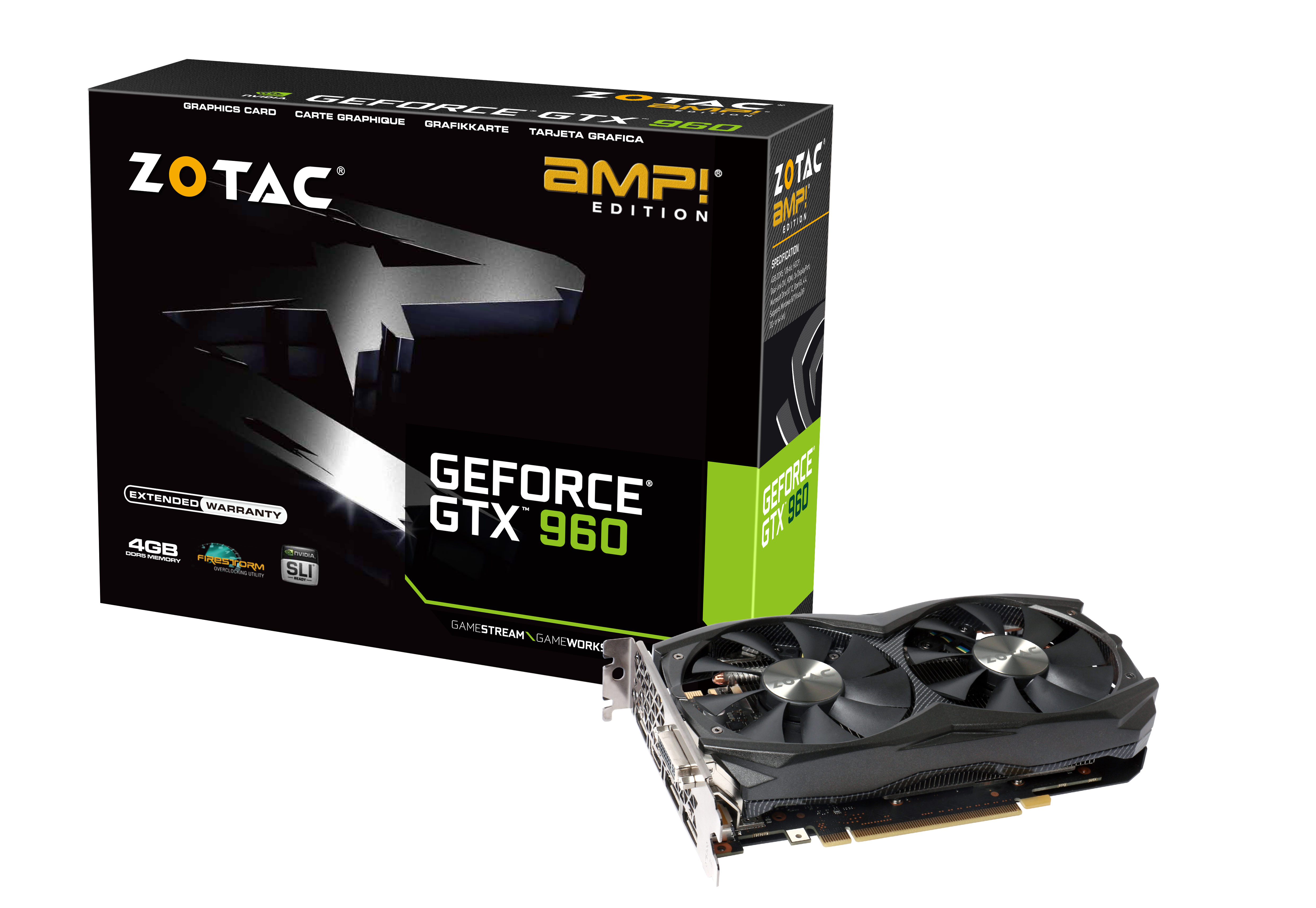 Geforce Gtx 960 Amp 4gb Zotac