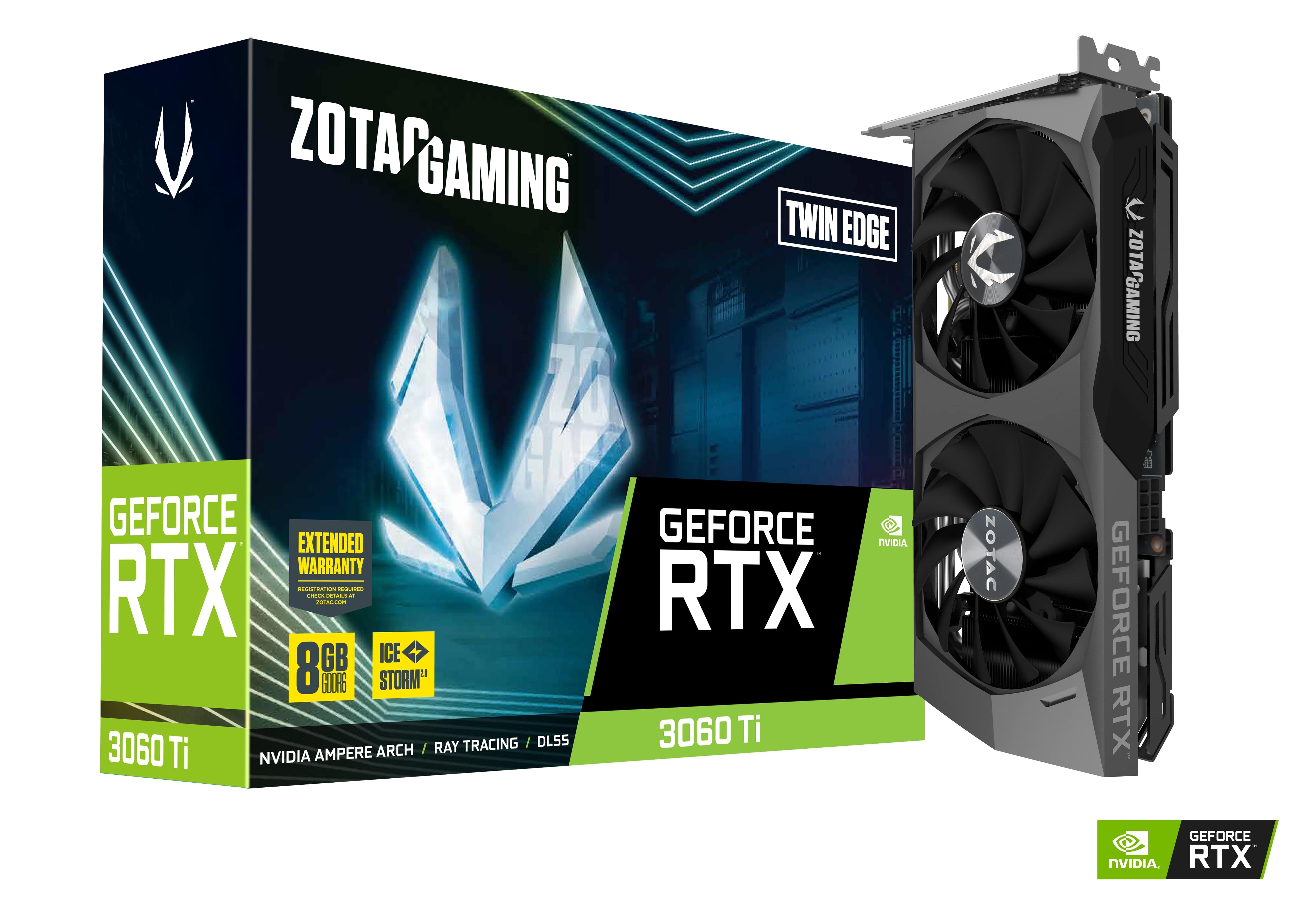 ZOTAC GAMING GeForce RTX 3060 Ti Twin Edge OC LHR グラフィックスボード ZT-A30610 