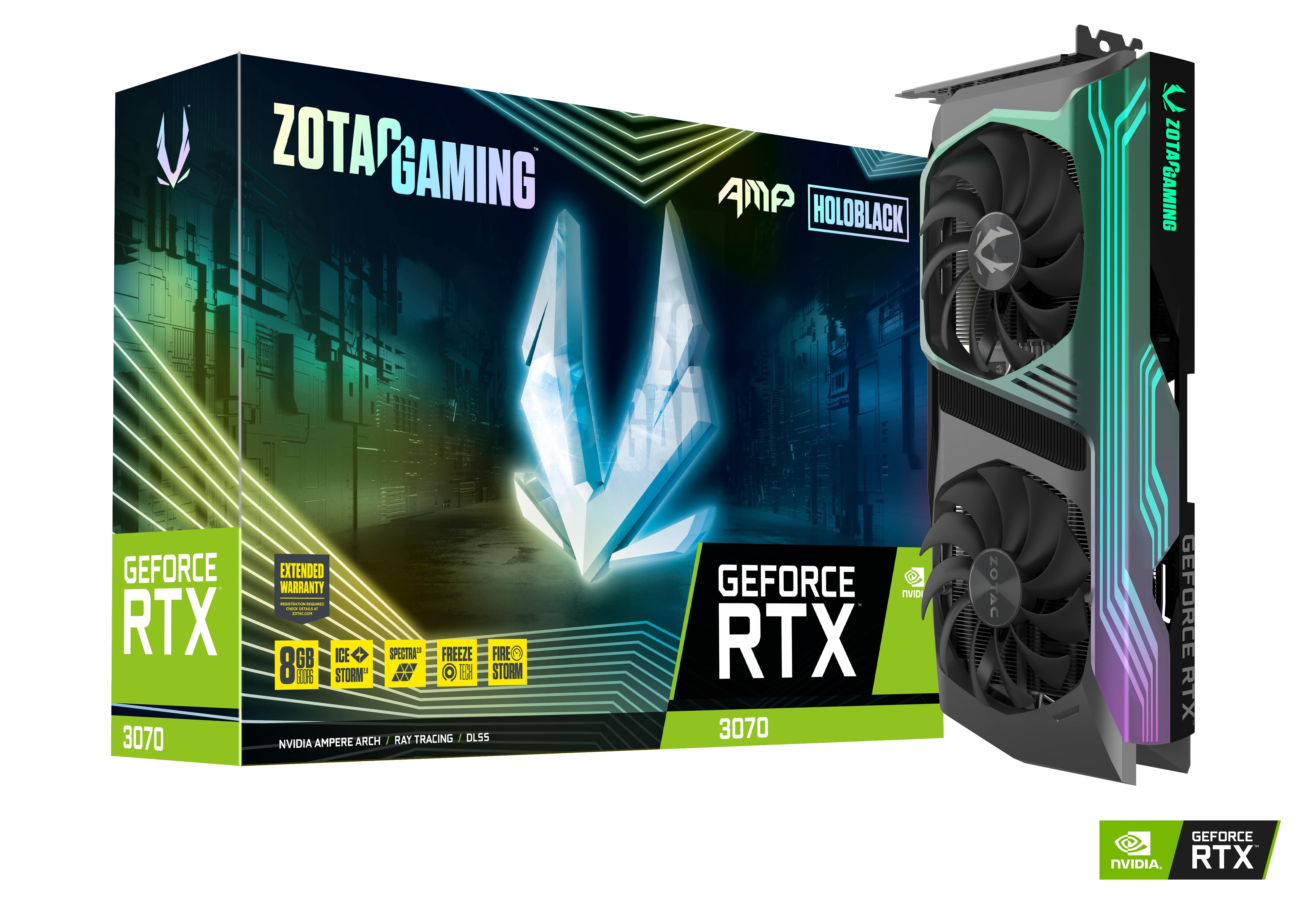 ZOTAC GAMING GeForce RTX 3070 AMP Holo | ZOTAC