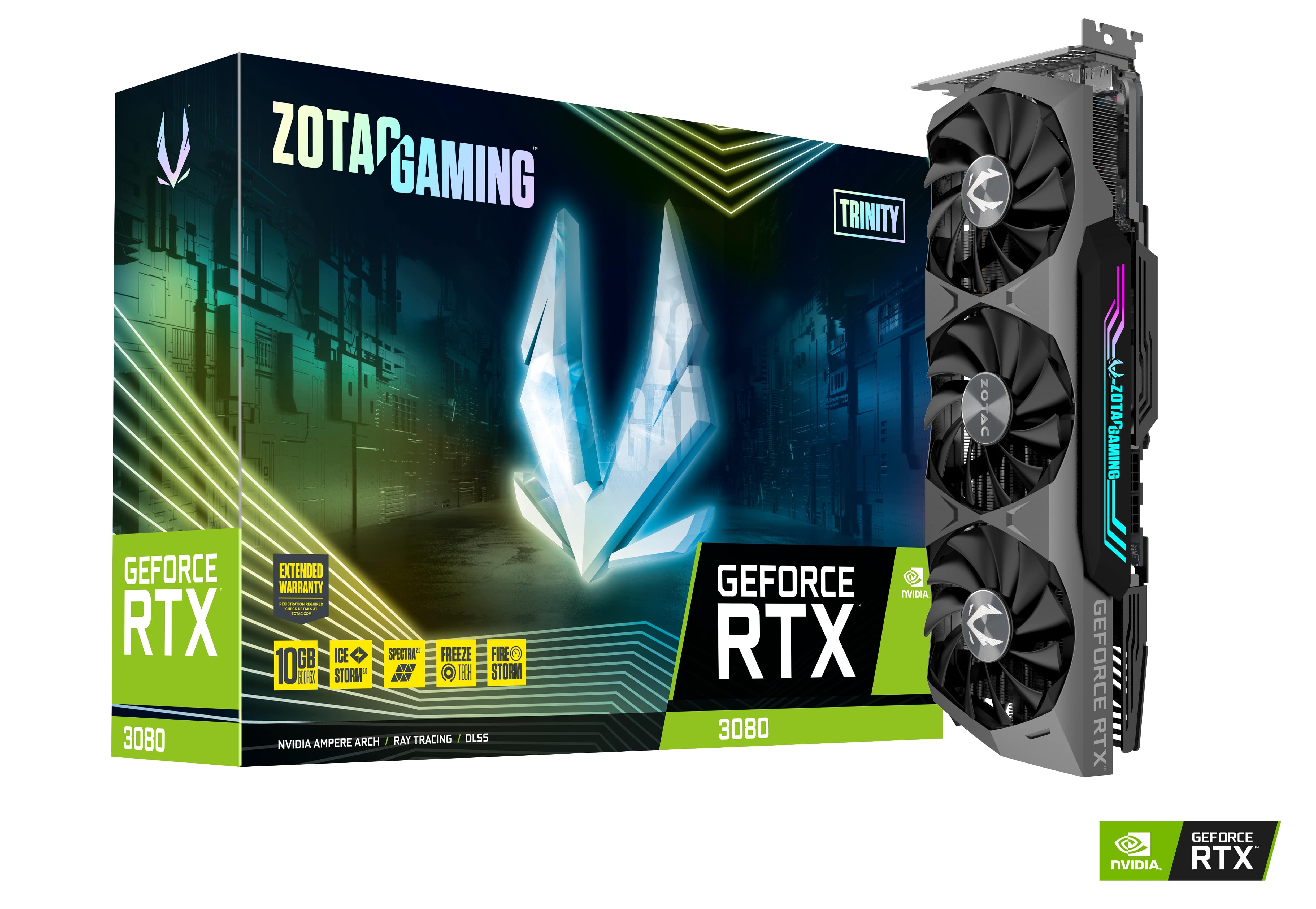 ZOTAC GAMING GeForce RTX 3080 Trinity LHR | ZOTAC