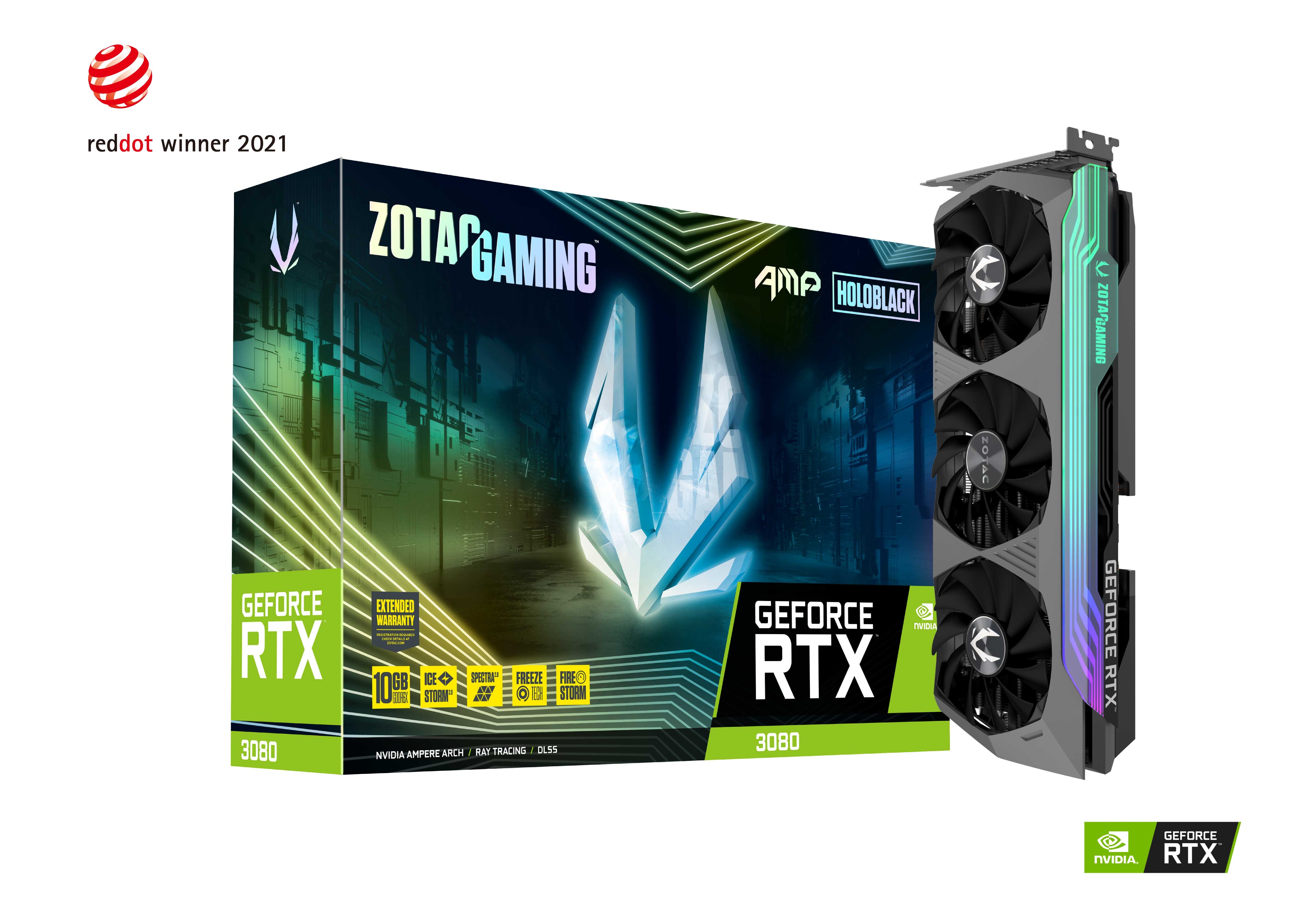 ZOTAC GAMING GeForce RTX 3080 AMP Holo LHR | ZOTAC
