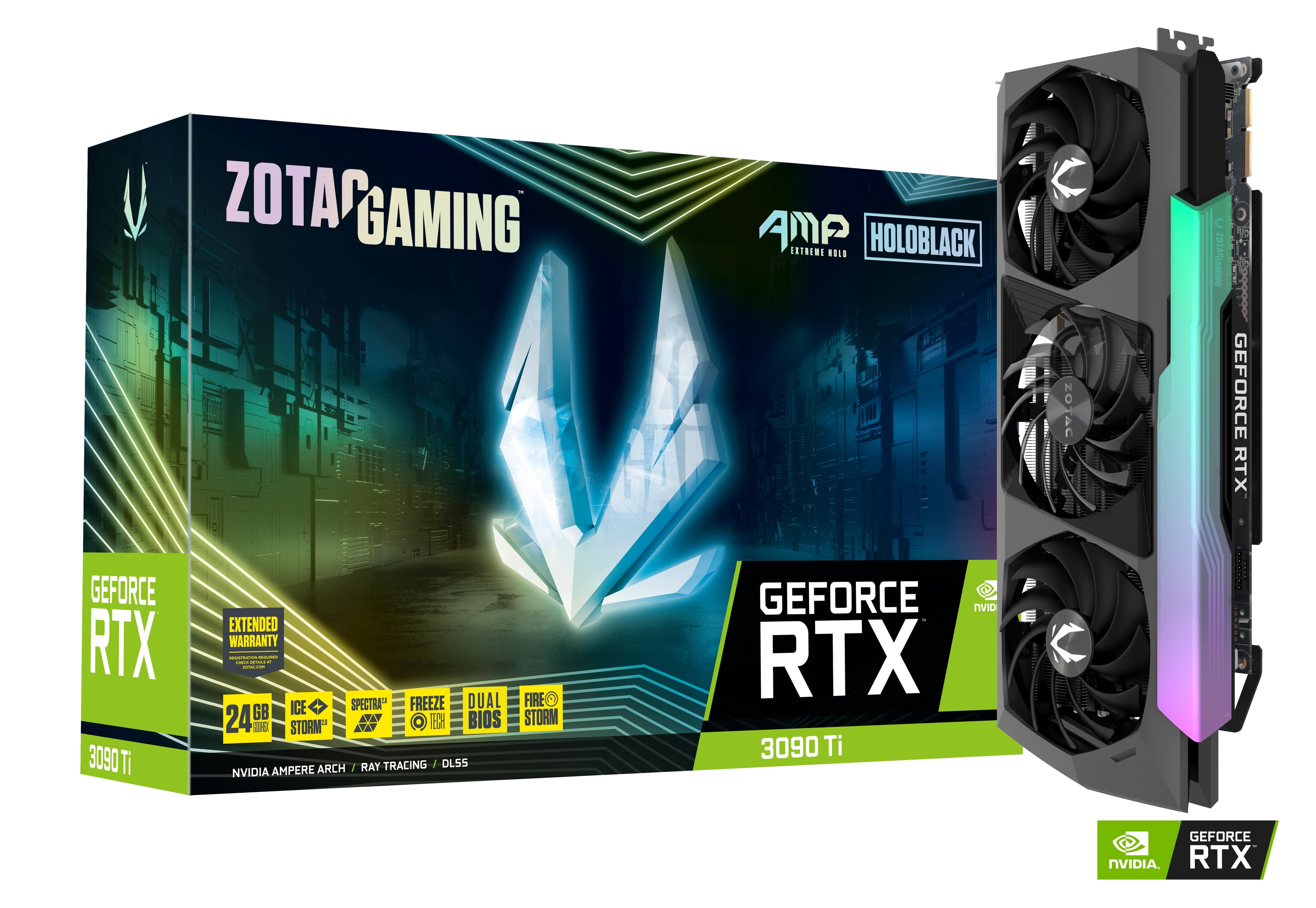 ZOTAC GAMING GeForce RTX 3090 Ti AMP Extreme Holo | ZOTAC