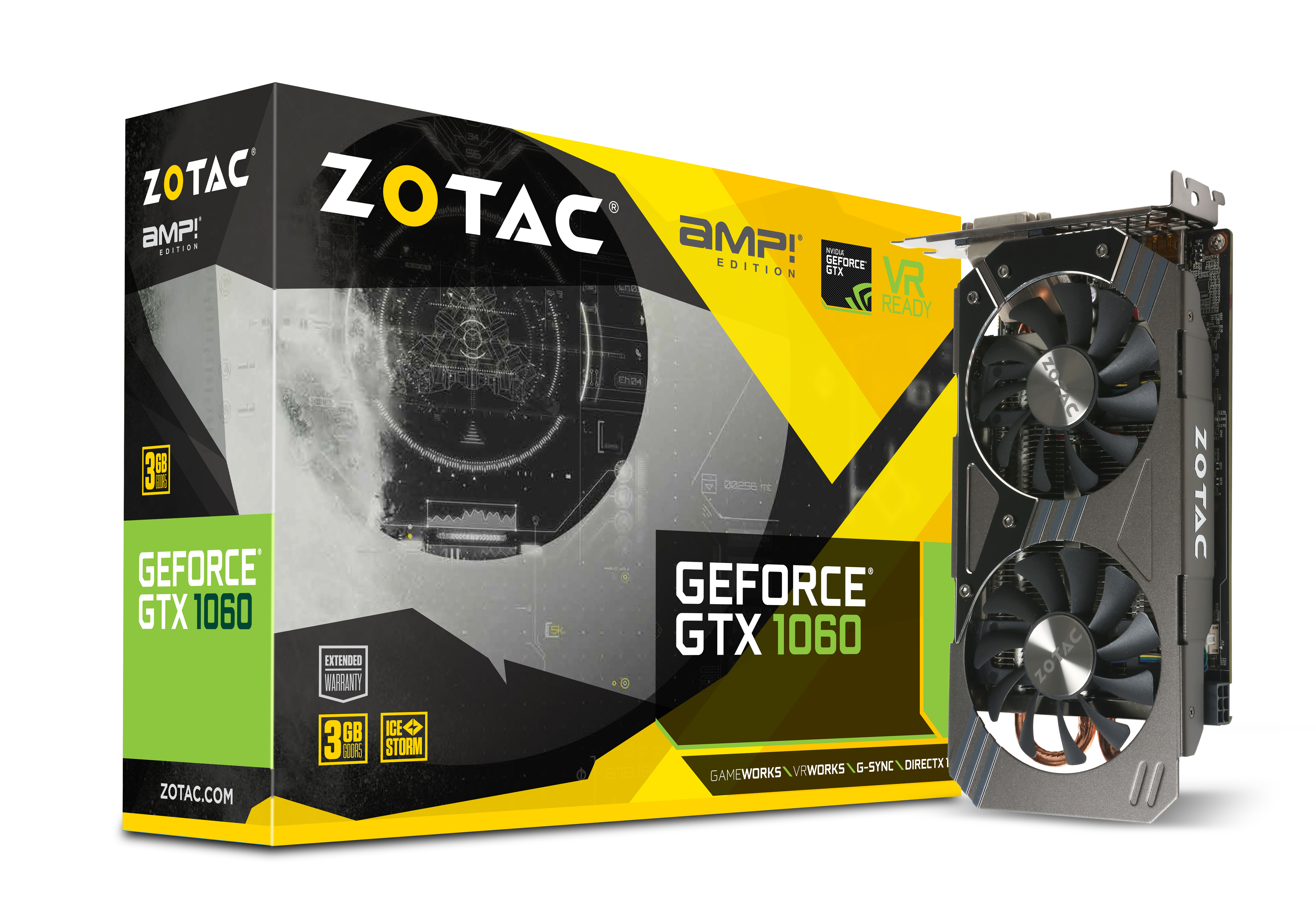 Spiritus Beregning Monetære ZOTAC GeForce® GTX 1060 3GB AMP! Edition | ZOTAC