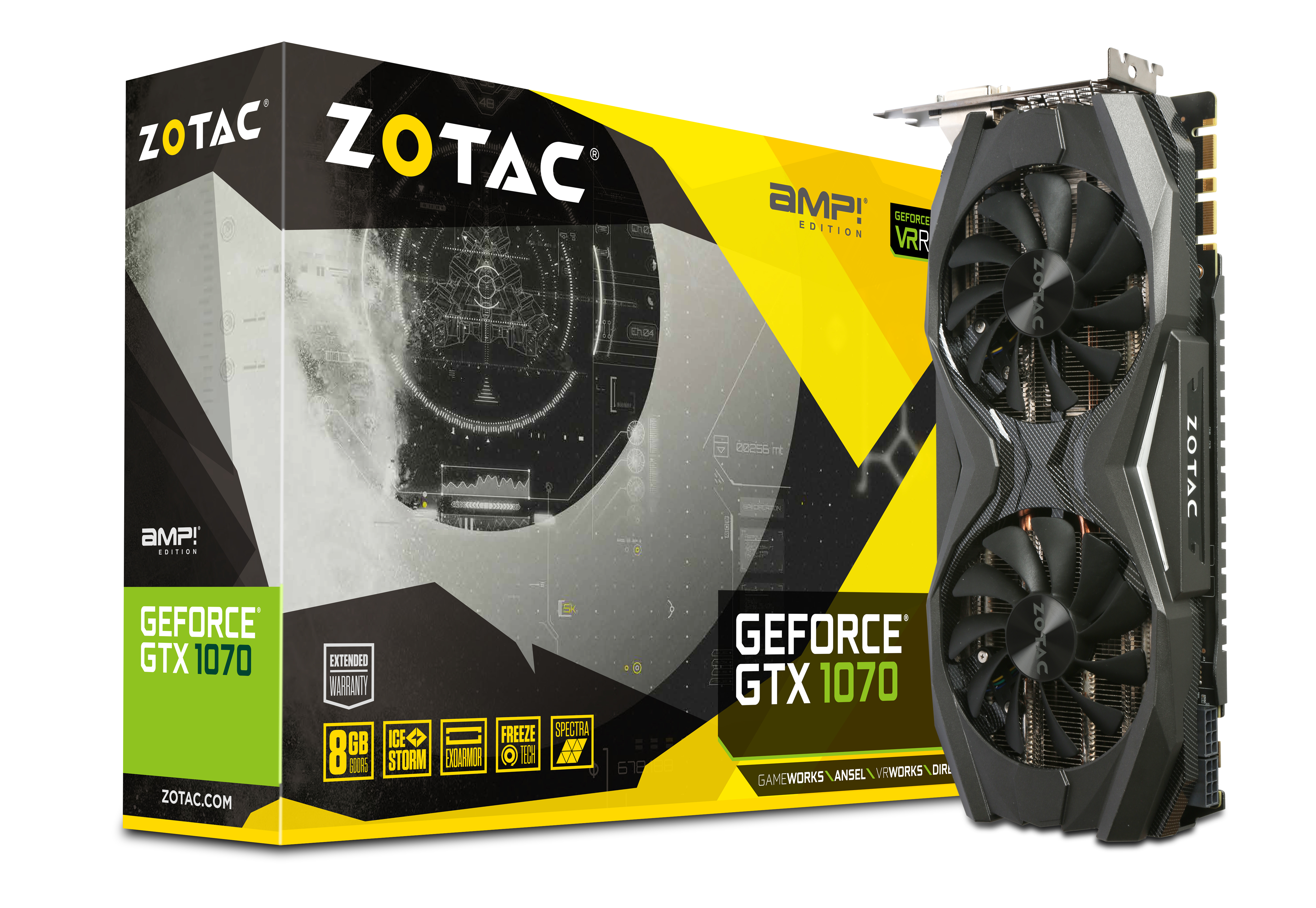 ZOTAC GeForce® GTX 1070 AMP Edition | ZOTAC