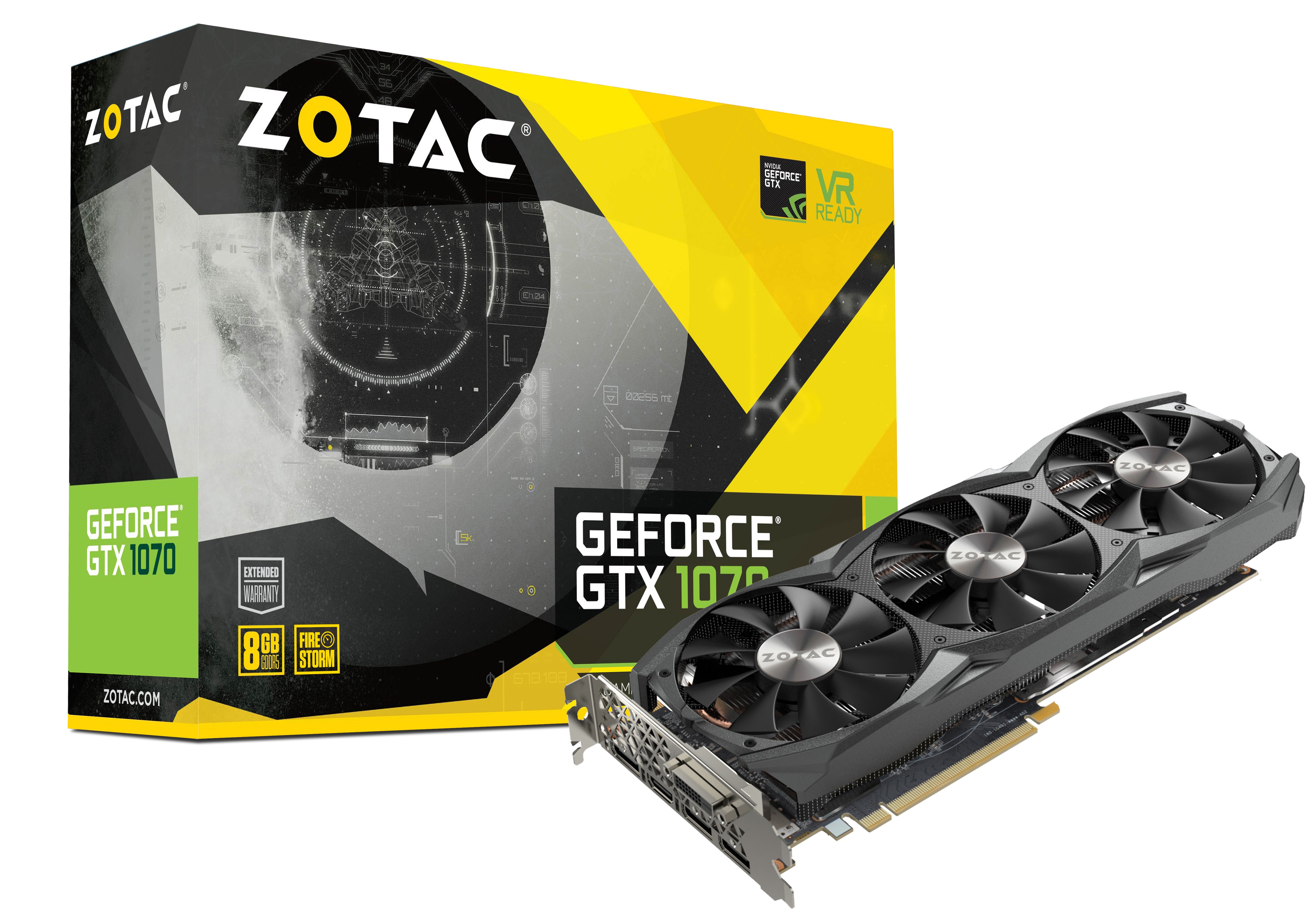 ZOTAC GeForce® GTX 1070 | ZOTAC