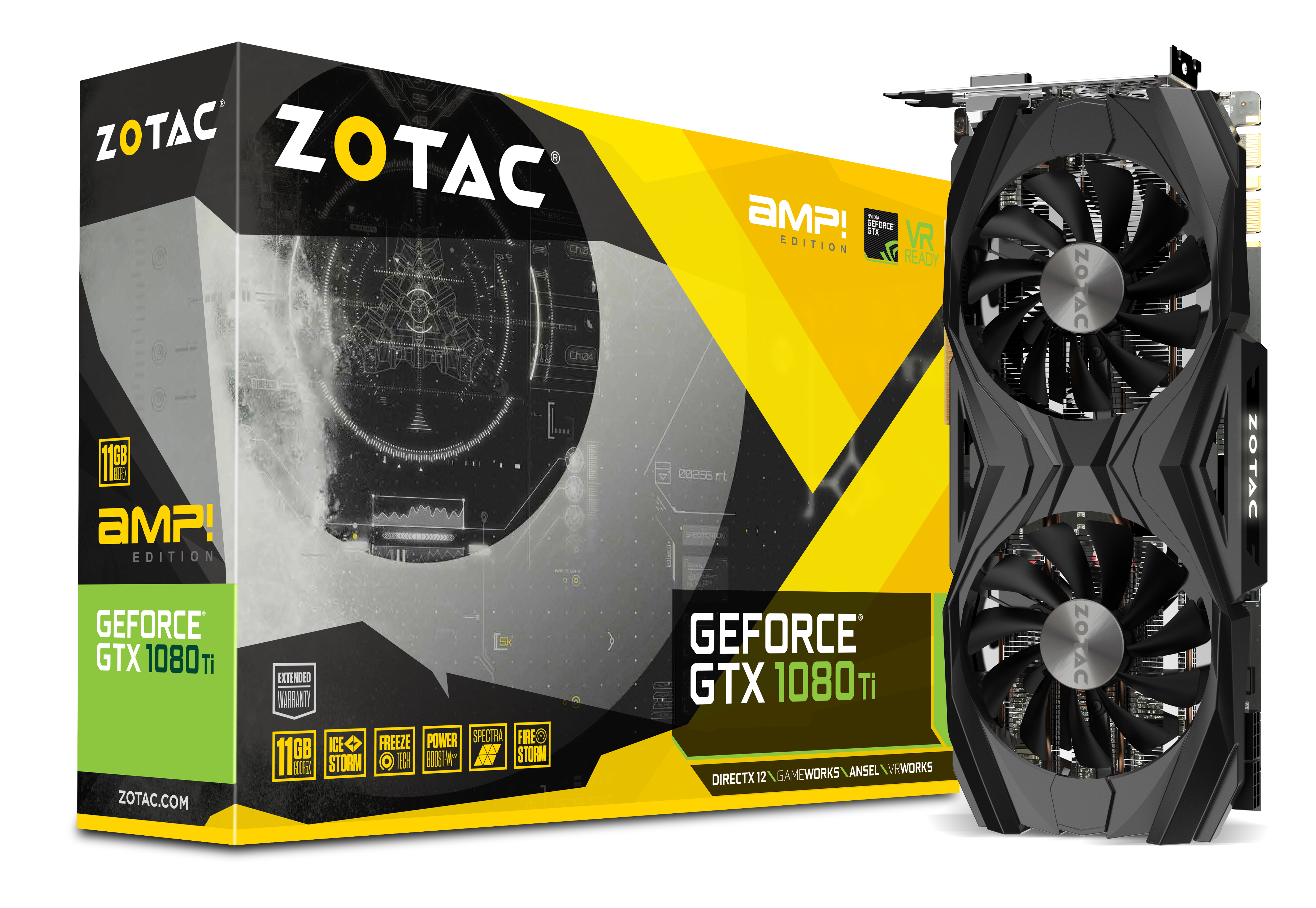 ZOTAC GeForce® GTX 1080 Ti AMP Edition | ZOTAC