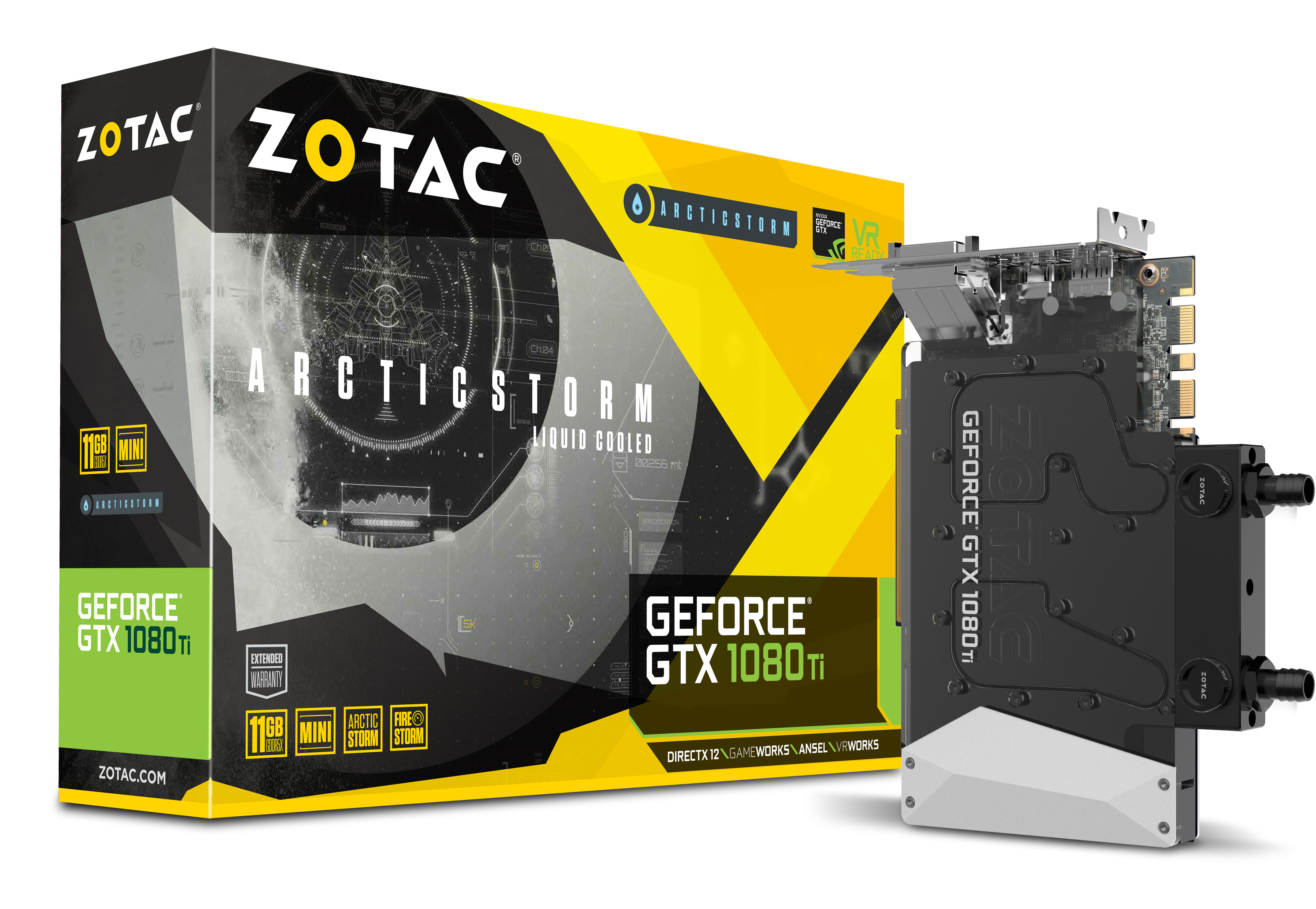ZOTAC GeForce® GTX 1080 Ti ArcticStorm Mini | ZOTAC