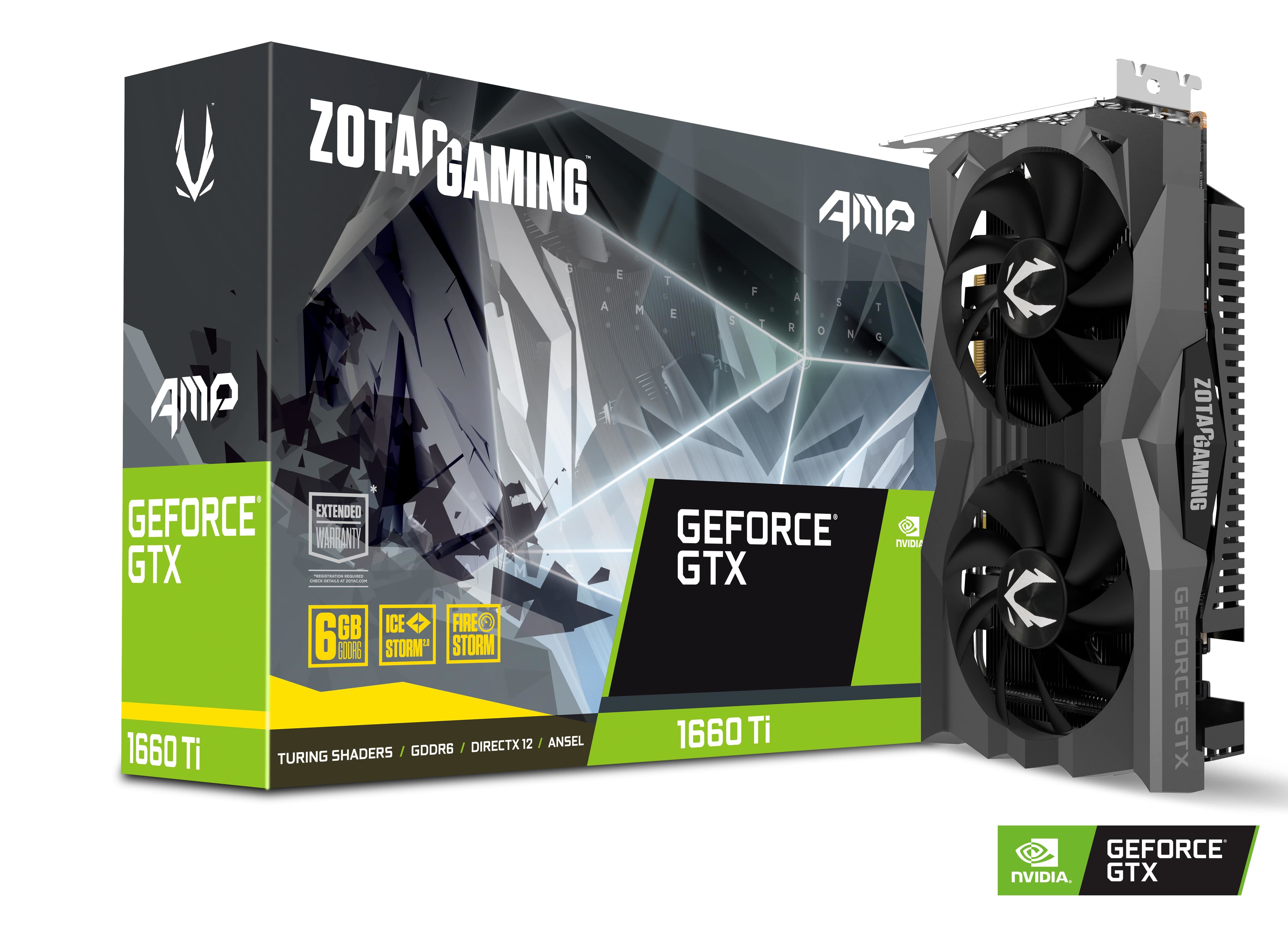 ZOTAC GAMING GeForce GTX 1660 Ti AMP 6GB GDDR6 | ZOTAC
