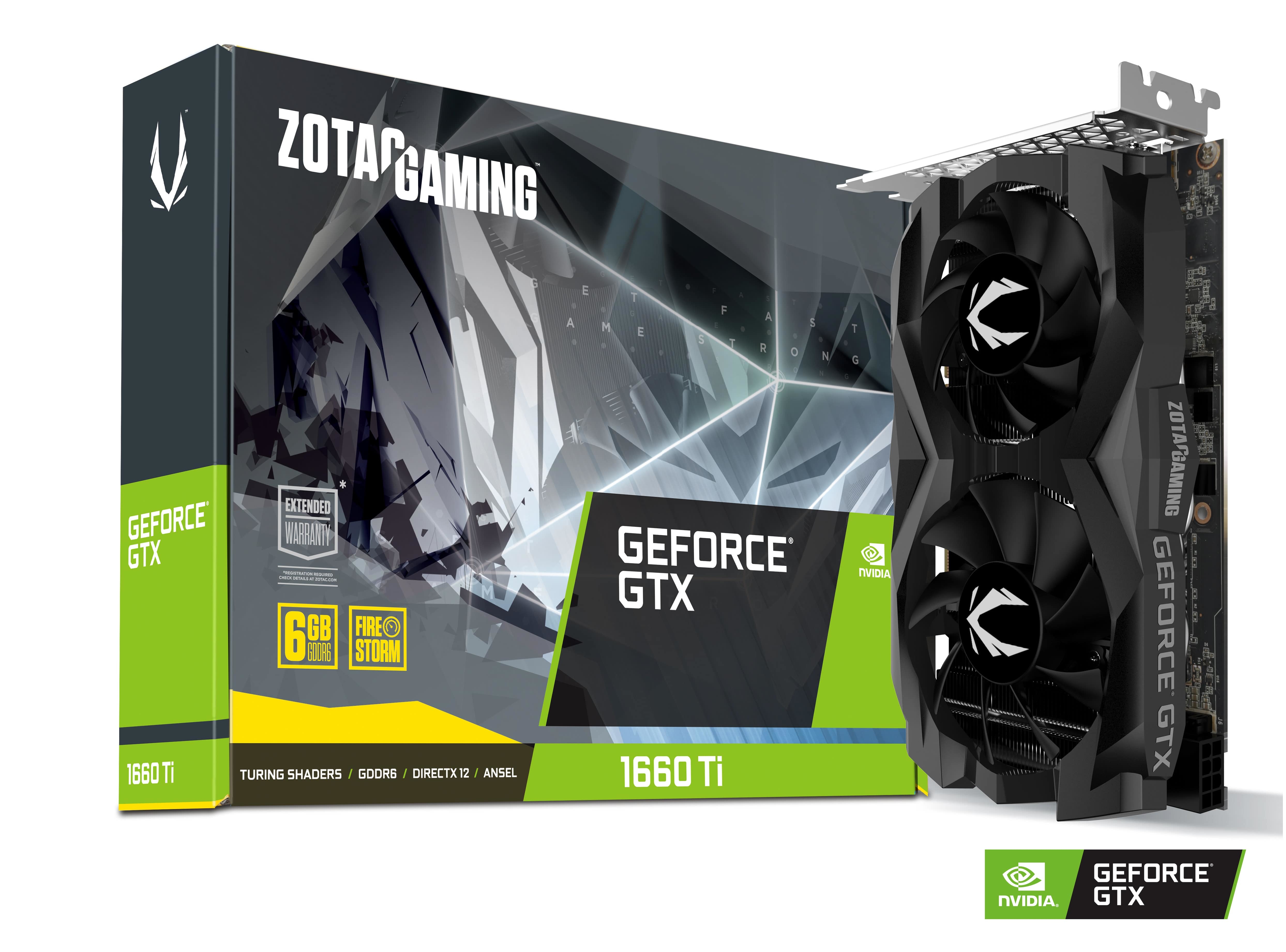 ZOTAC GAMING GeForce GTX 1660 Ti 6GB GDDR6 | ZOTAC