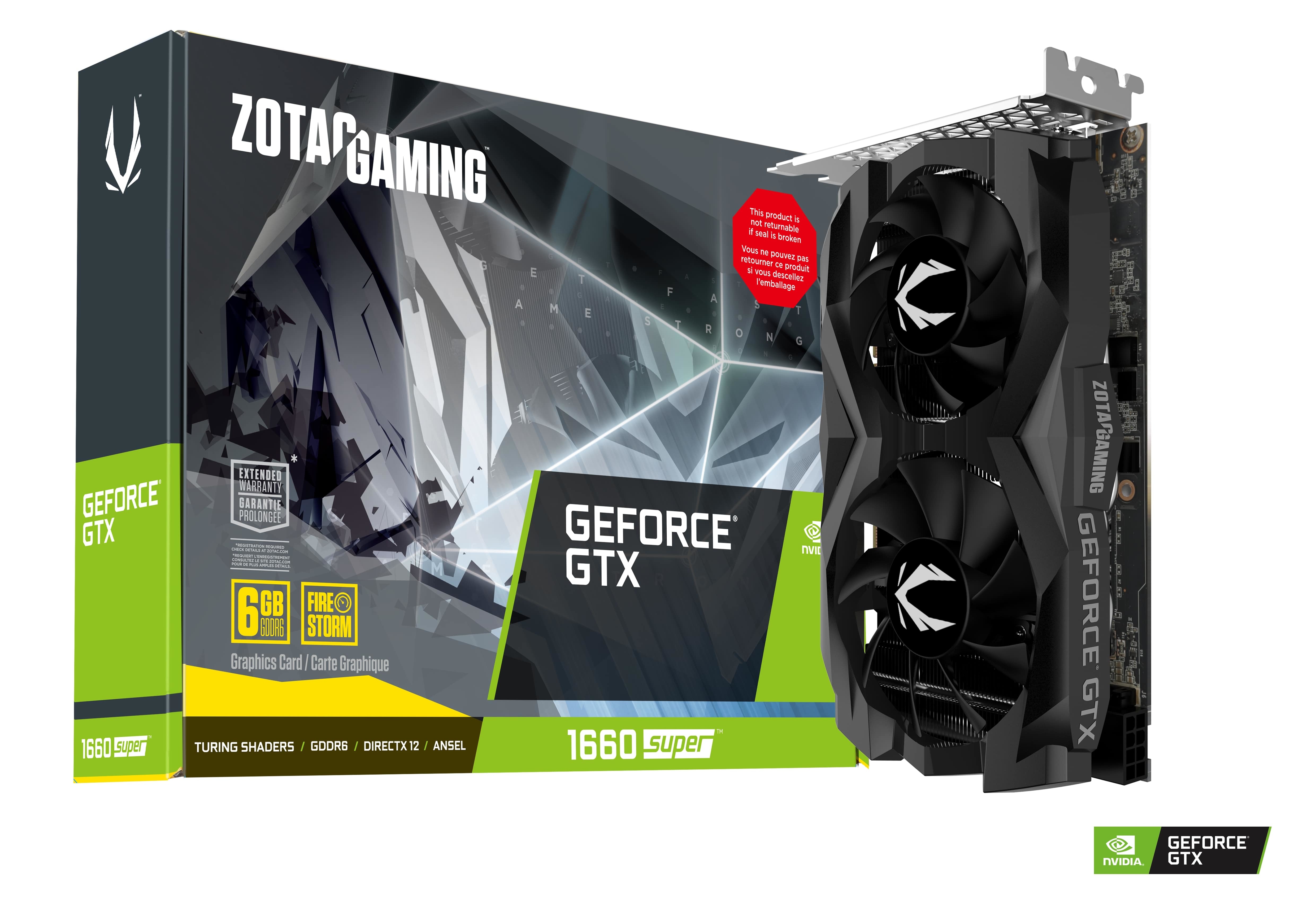 ZOTAC GAMING GeForce GTX 1660 SUPER Twin Fan | ZOTAC