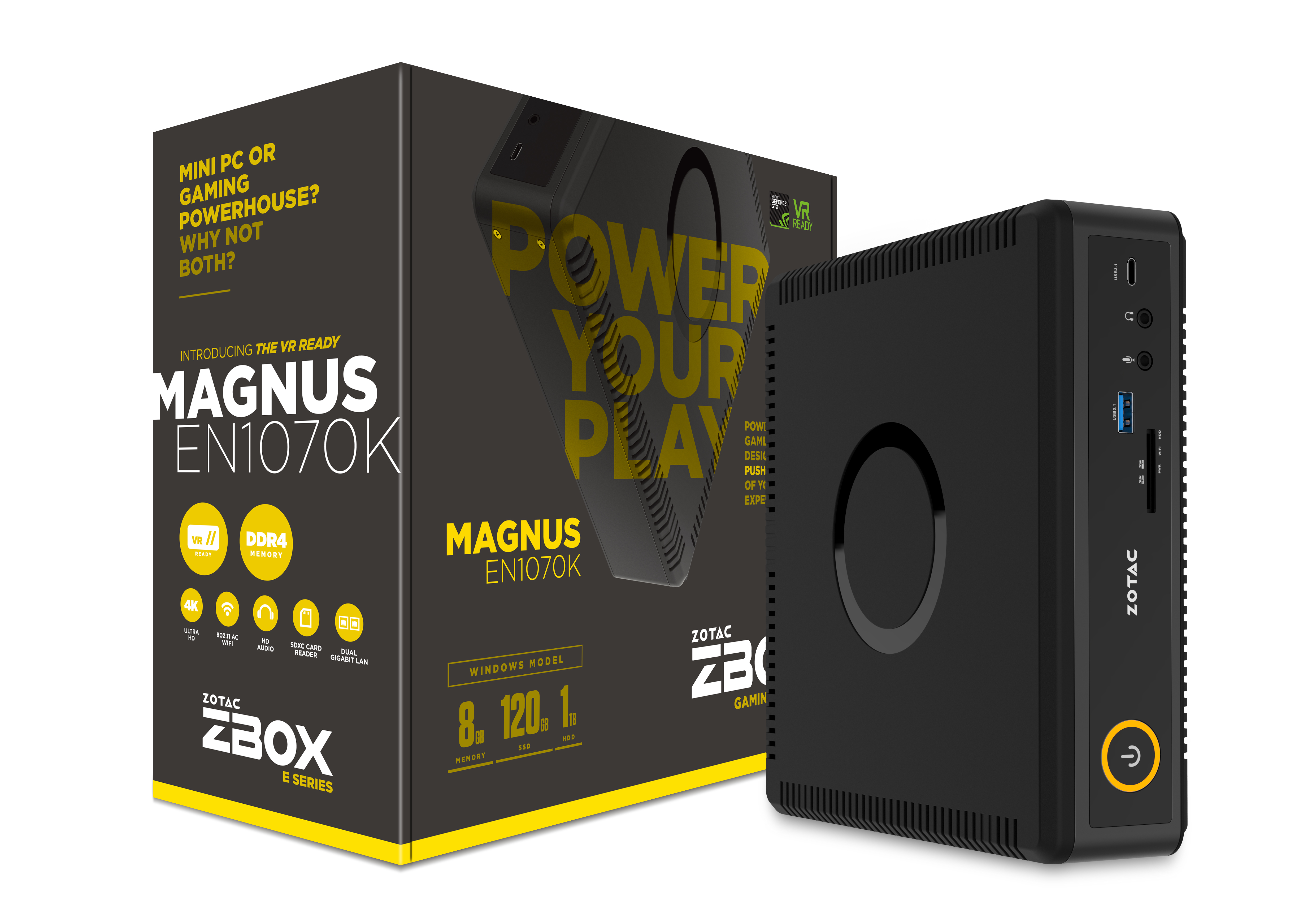 幸せなふたりに贈る結婚祝い MAGNUS EN1070K ZOTAC | 10 Windows with ミニPC