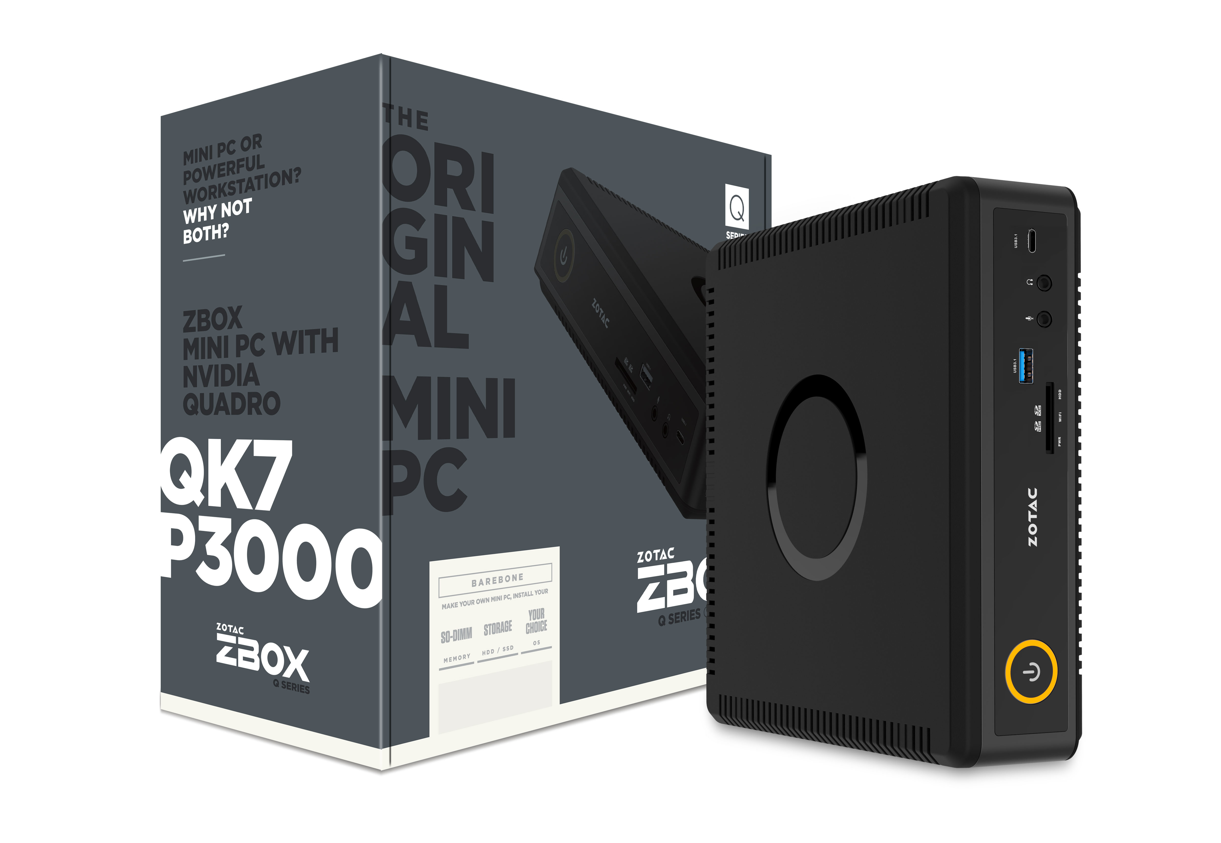 Zbox Qk7p3000 Barebone Zotac