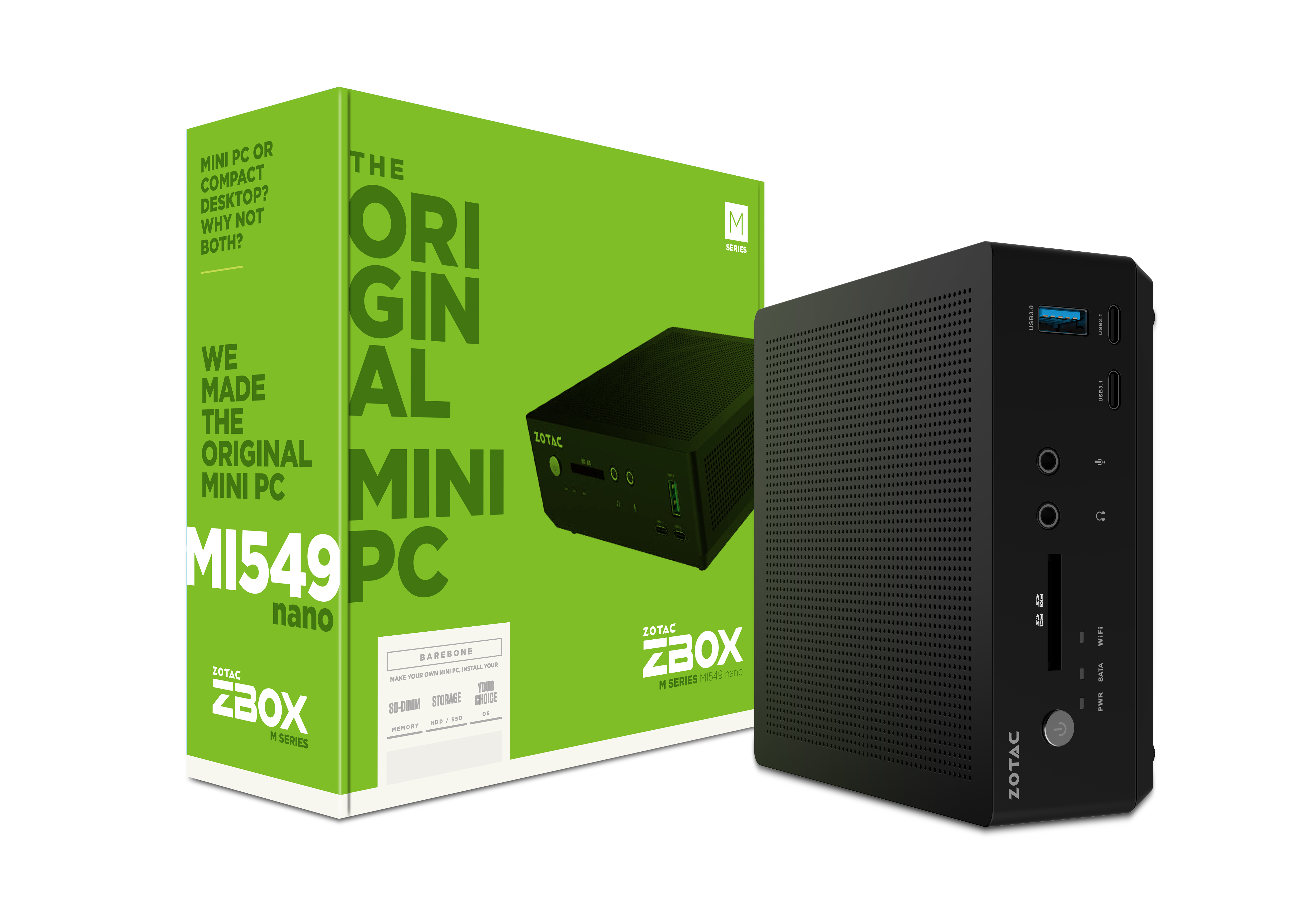 素敵でユニークな ZBOX ZOTAC | (Barebone) Nano MI549 化粧下地