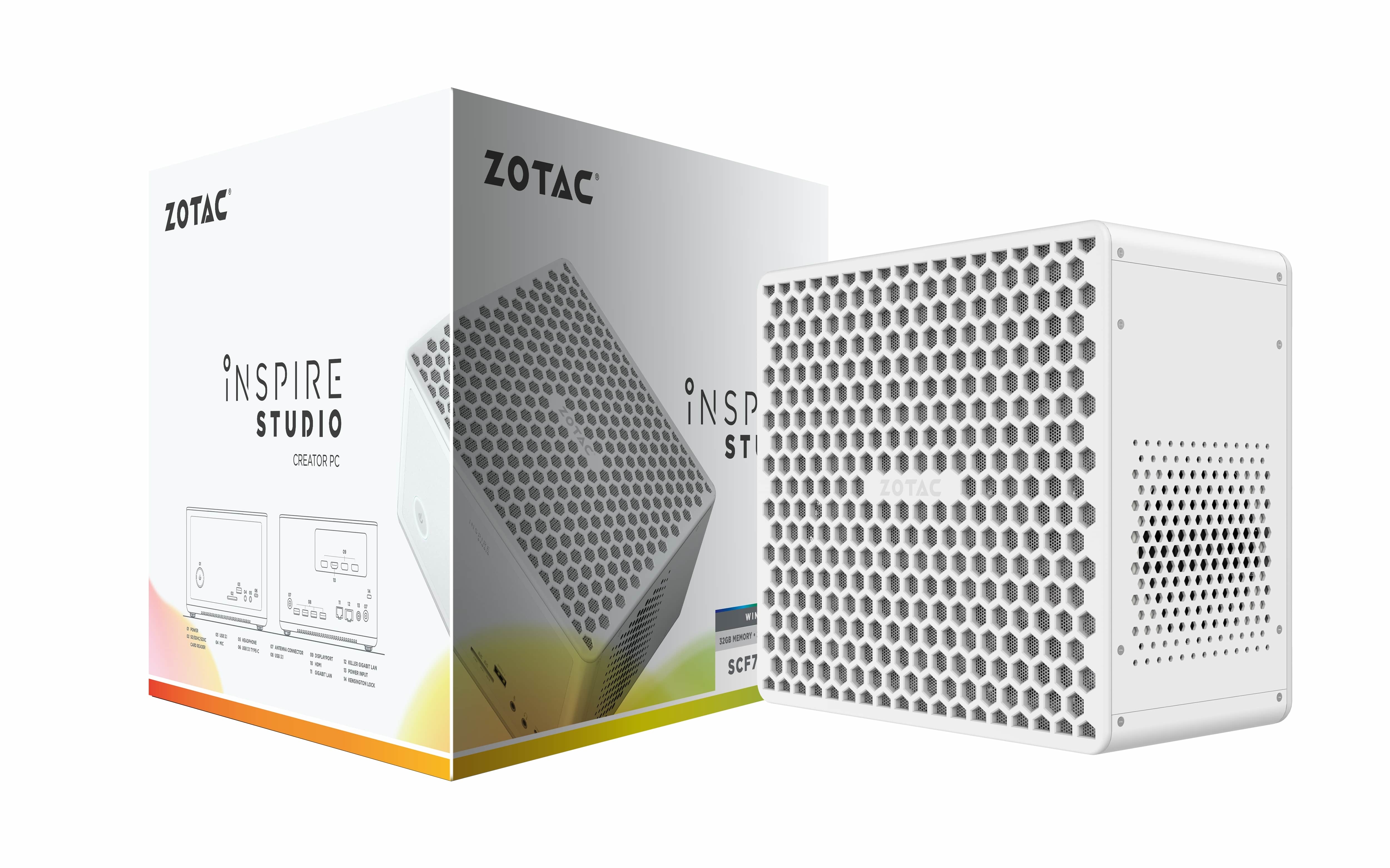 auditie Reiziger Barcelona Inspire Studio SCF72060S with Windows 10 Pro | ZOTAC