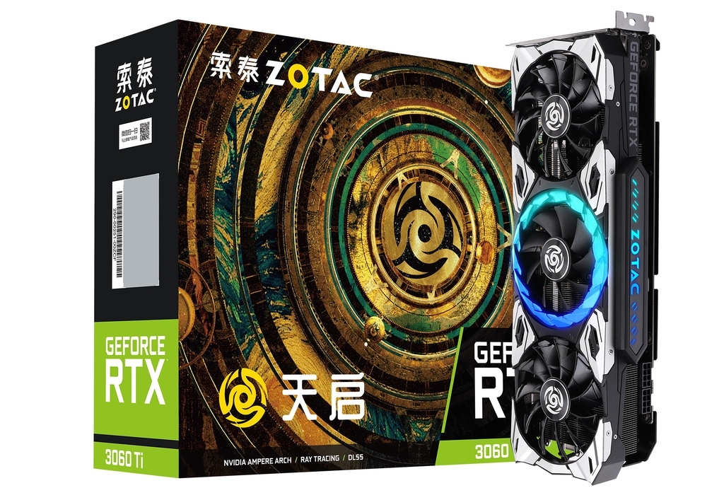 索泰GeForce® RTX 3060Ti-8GD6 天启GOC-X | ZOTAC