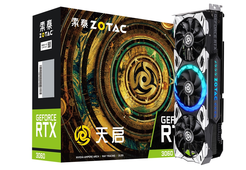 索泰 GeForce® RTX 3060-12GD6 天启 GOC