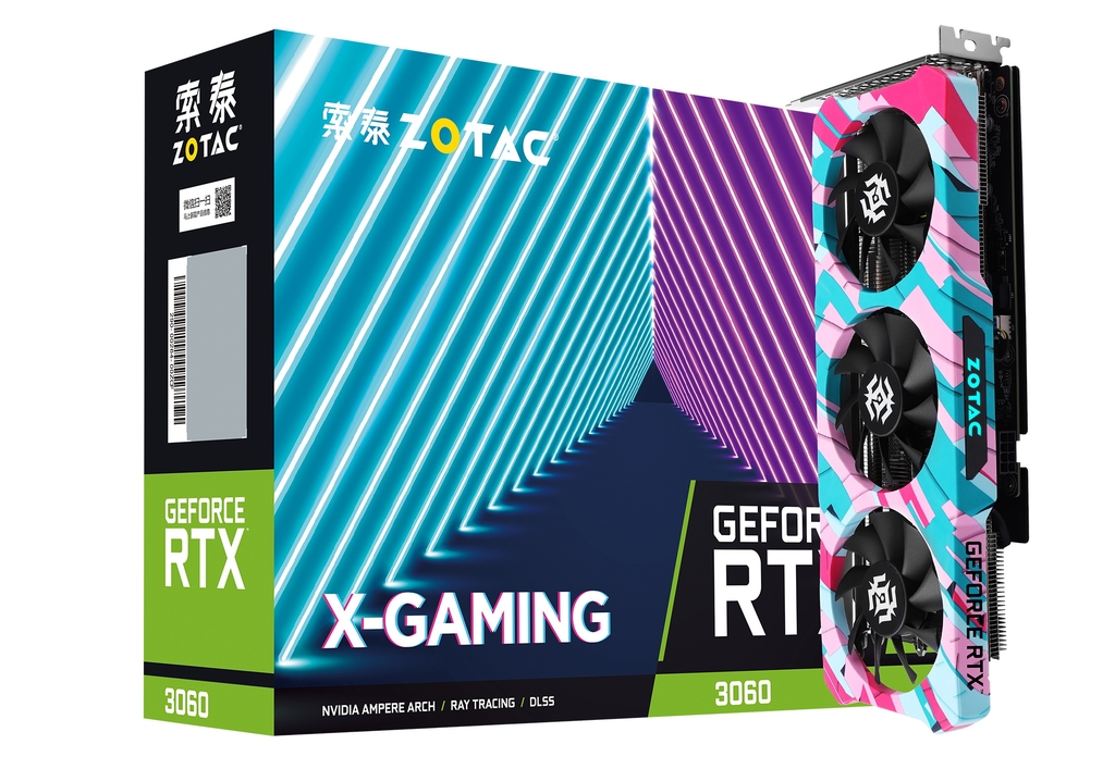 索泰 GeForce® RTX 3060-12GD6 X-GAMING GOC